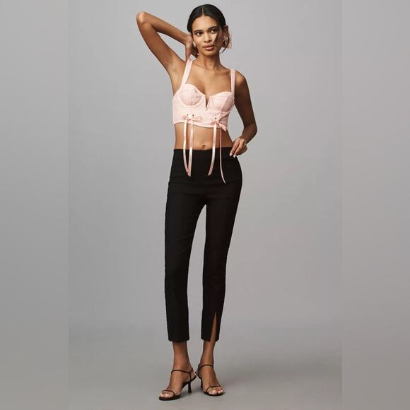 NWT Anthropologie Tweed Corset Top Size Small - Picture 1 of 11